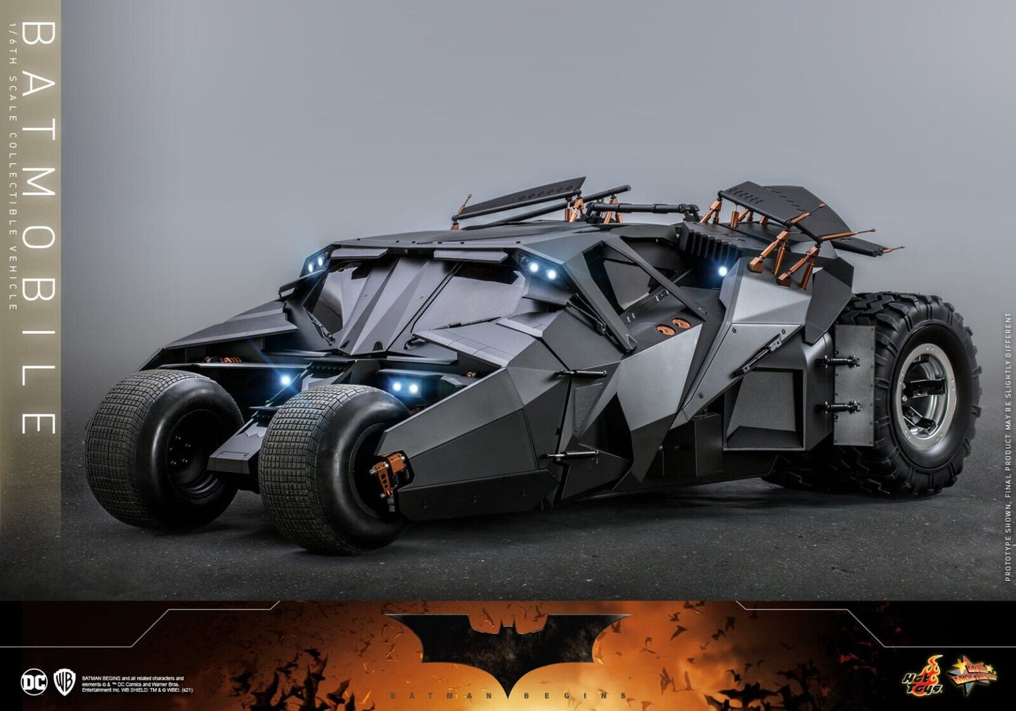 Pedido Vehículo Batmobile Tumbler - Dark Knight Trilogy marca Hot Toys MMS596 escala 1/6