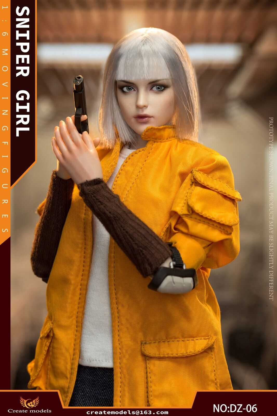 Pedido Figura Sniper Girl Lan marca Create models DZ-06 escala 1/6 – EM  Custom Studios