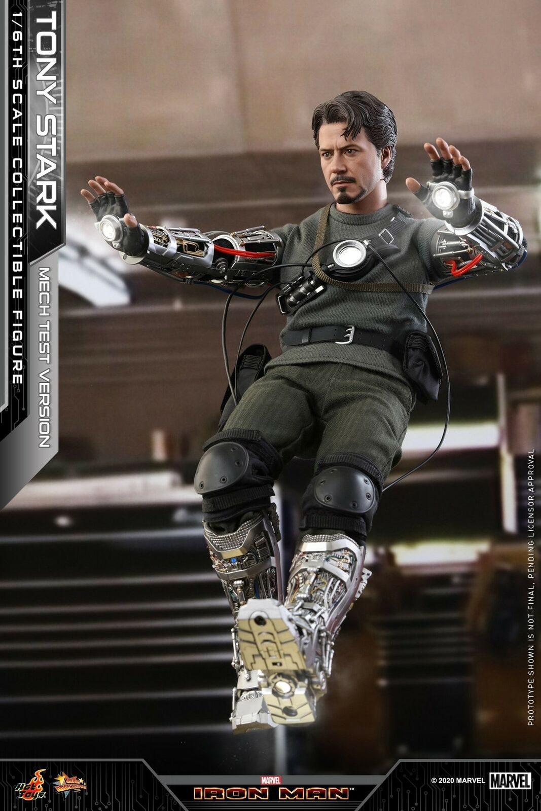 Pedido Figura Tony Stark Mech Test Version (Deluxe version) marca Hot Toys MMS582 escala 1/6