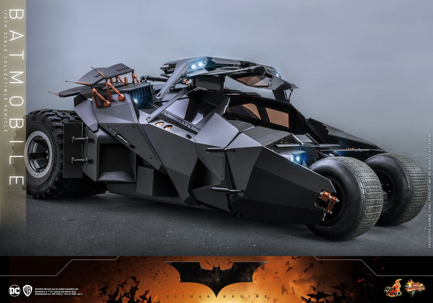 Pedido Vehículo Batmobile Tumbler - Dark Knight Trilogy marca Hot Toys MMS596 escala 1/6