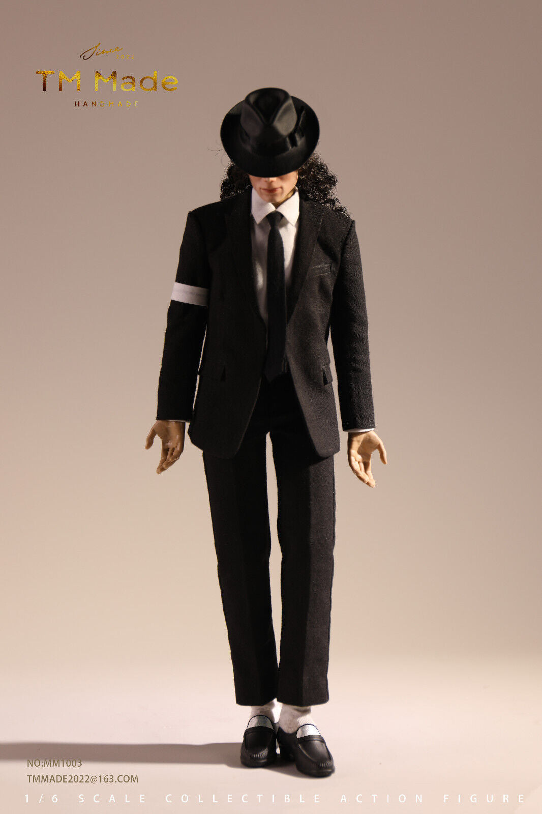 Pedido Figura MJ Black Suit marca TM Made MM1003 escala 1/6