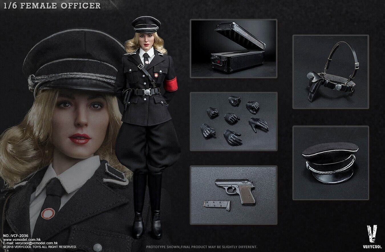 Pedido Figura Female German Officer marca Verycool VCF-2036 escala 1/6