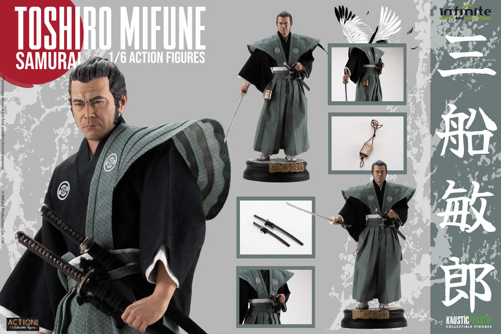 Preventa Figura Toshiro Mifune: A Legendary Tribute - SAMURAI marca Kaustic Plastik escala 1/6