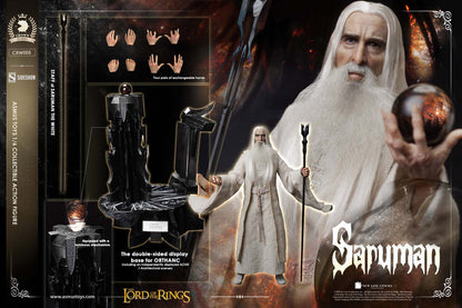 Preventa Figura Saruman - The Lord of the Rings Trilogy - Crown Series marca Asmus Toys CRW005 escala 1/6