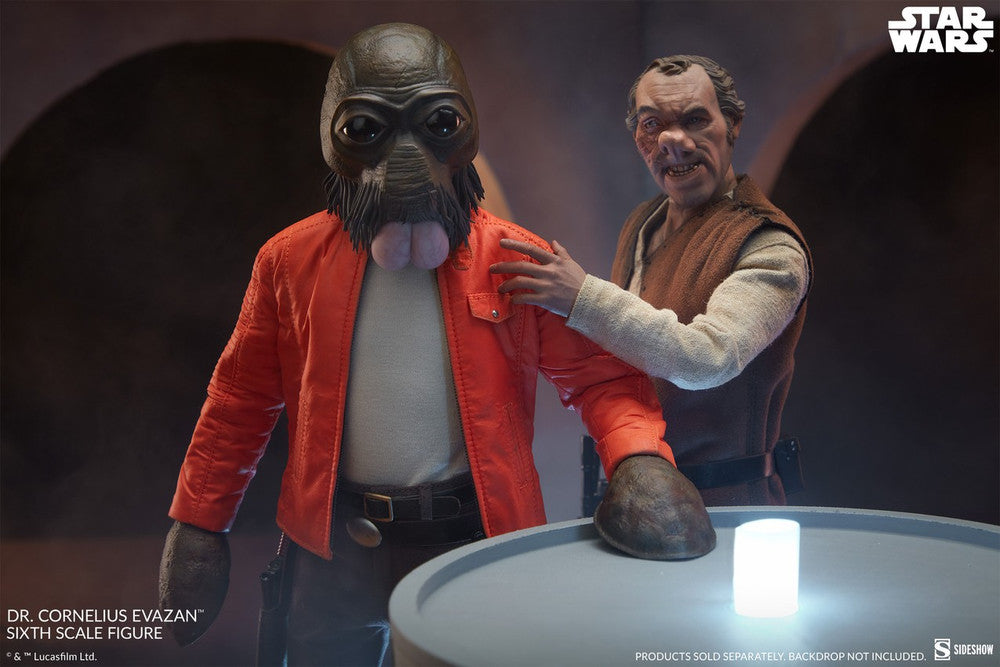 Preventa Figura Doctor Cornelius Evazan™ - Scum & Villainy - Star Wars: Episodio IV Una Nueva Esperanza ™ marca Sideshow Collectibles  #100486 escala 1/6