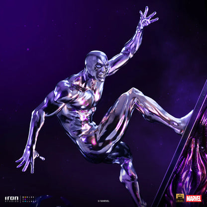 Preventa Estatua Silver Surfer - The Infinity Gauntlet - Battle Diorama Series marca Iron Studios escala de arte 1/10