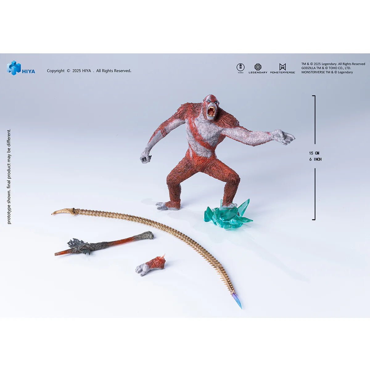 Preventa Estatua Skar King - Godzilla x Kong: The New Empire - Stylist Series marca HIYA SSG0197 (15 cm)