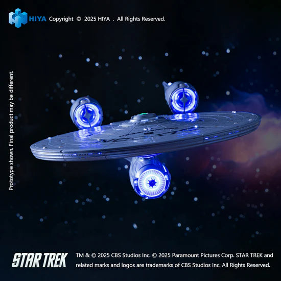 Preventa Nave Espacial U.S.S. Enterprise NCC-1701 (iluminada) - Star Trek (2009) - PX Previews Exclusive - REPLICAart Series marca HIYA RAS0275 (38 cm)