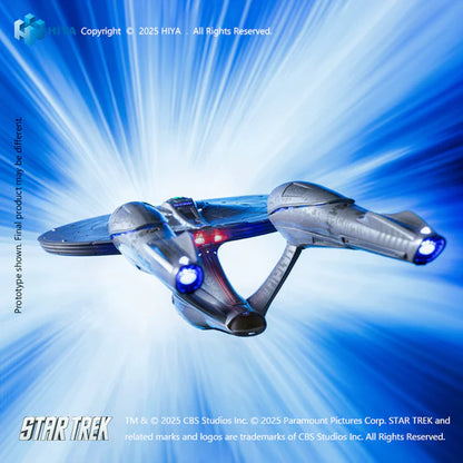 Preventa Nave Espacial U.S.S. Enterprise NCC-1701 (iluminada) - Star Trek (2009) - PX Previews Exclusive - REPLICAart Series marca HIYA RAS0275 (38 cm)