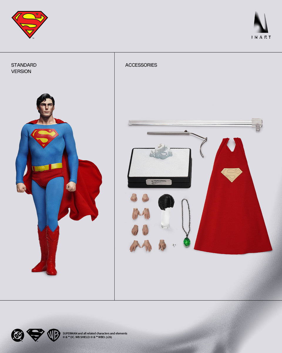Preventa Figura SUPERMAN (Standard Edition) - Superman The Movie (1978) marca INART A035S Queen Studio escala 1/6