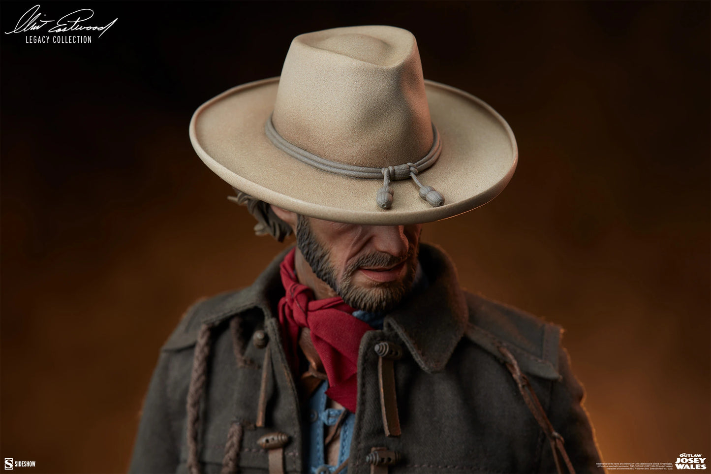 Preventa Figura Josey Wales - The Outlaw Josey Wales marca Sideshow 100454 escala 1/6 (relanzamiento)