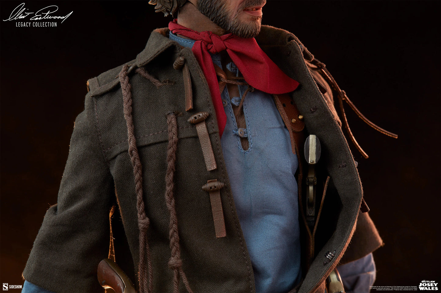 Preventa Figura Josey Wales - The Outlaw Josey Wales marca Sideshow 100454 escala 1/6 (relanzamiento)