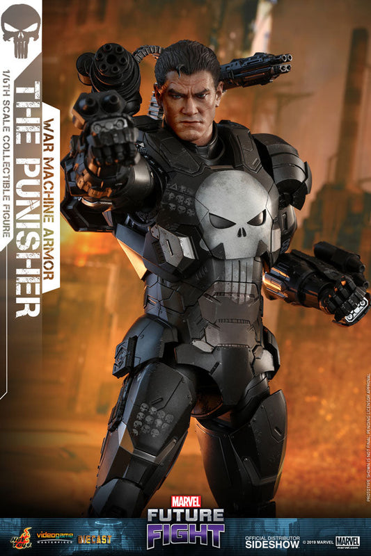 Segundo pago Figura Punisher War Machine Armor Diecast marca Hot Toys VGM33D28 escala 1/6