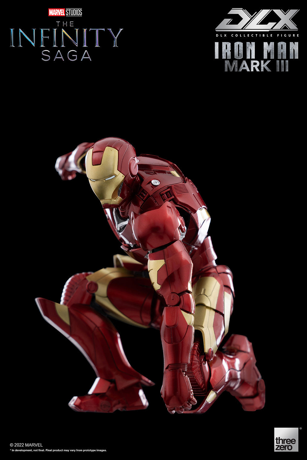 Pedido Figura DLX Iron Man Mark 3 - Avengers: The Infinity Saga marca Threezero 3Z02530H0 escala pequeña 1/12