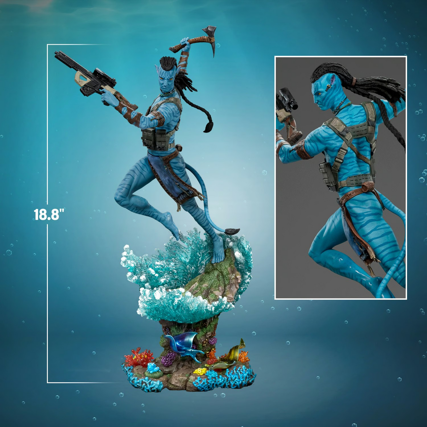 Preventa Estatua Jake Sully - Avatar: The Way of Water - Limited Edition marca Iron Studios escala de arte 1/10