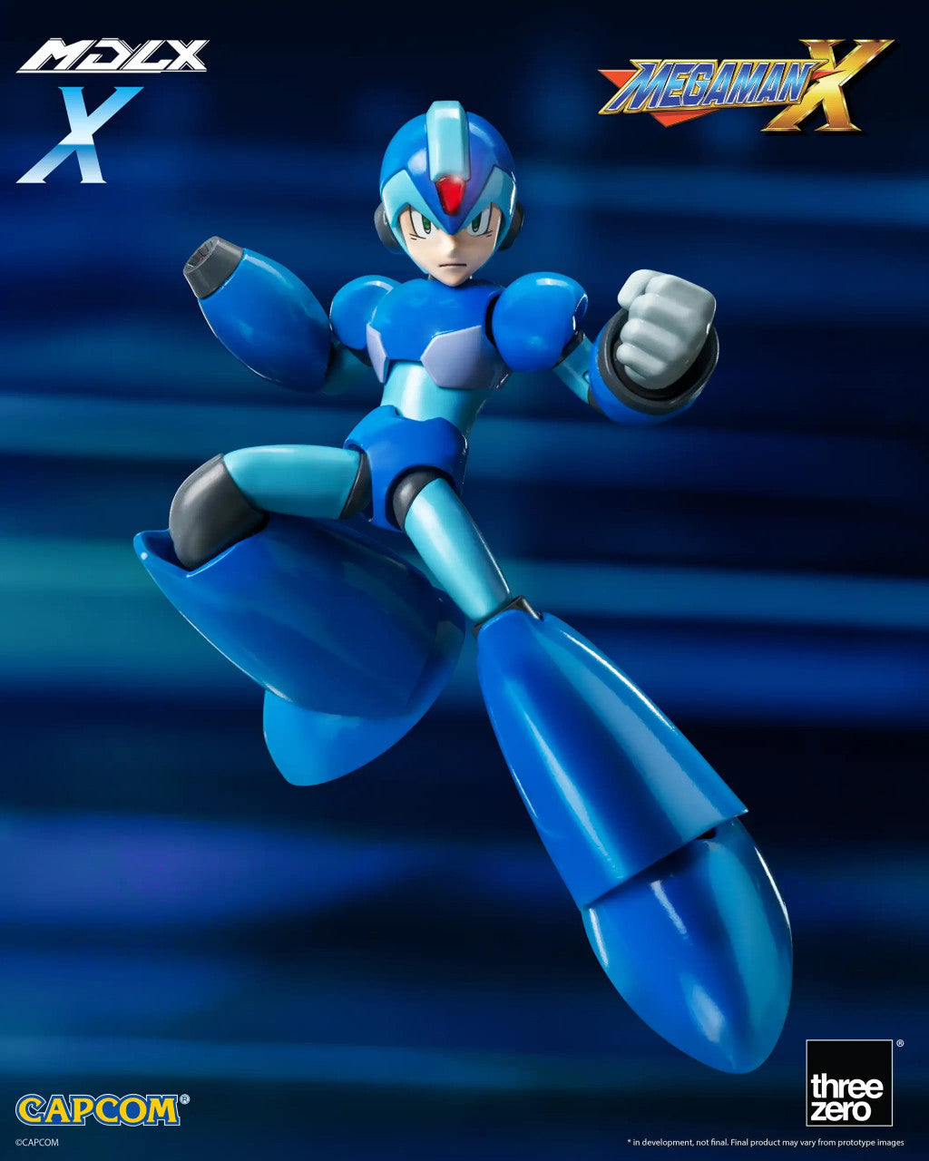 Preventa Figura MDLX Mega Man X / Rockman X marca Threezero 3Z0573 escala pequeña 1/12