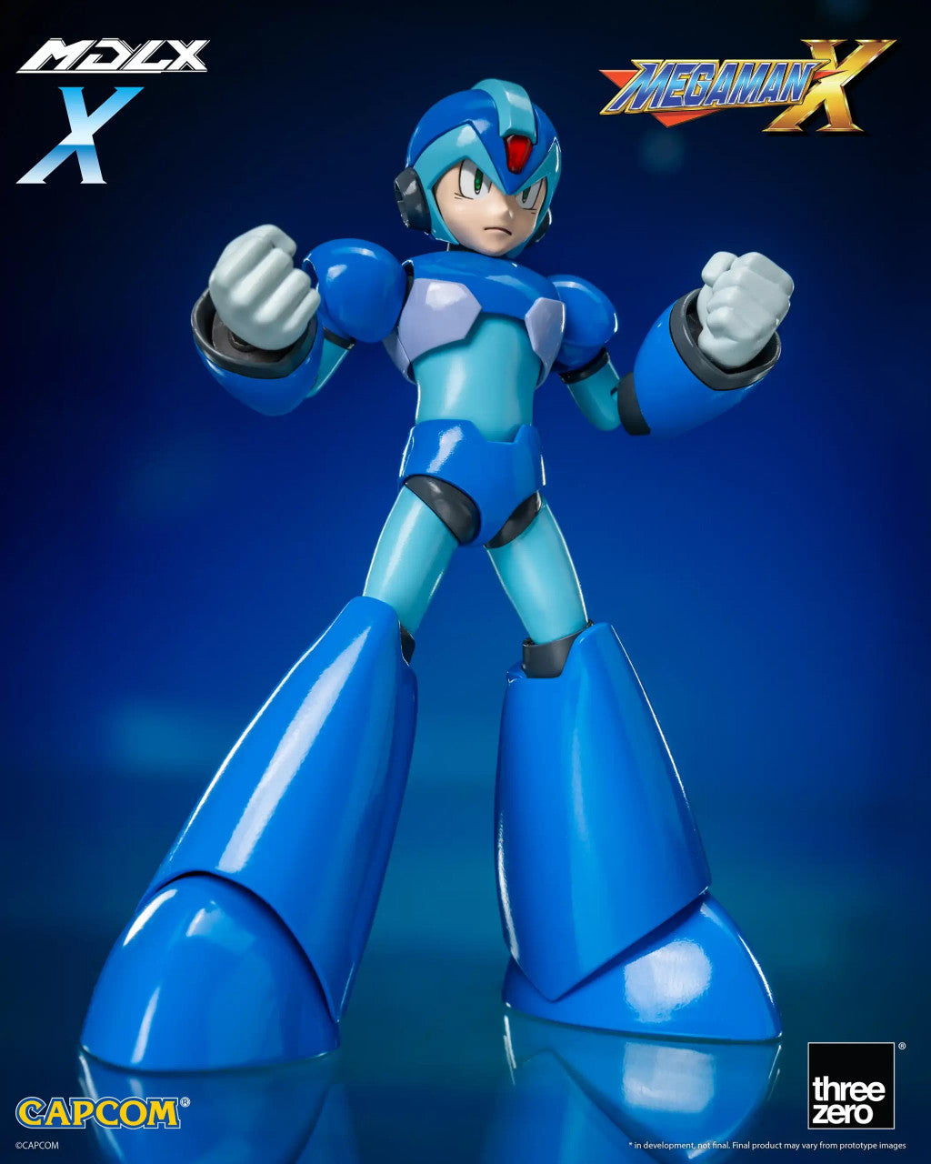 Preventa Figura MDLX Mega Man X / Rockman X marca Threezero 3Z0573 escala pequeña 1/12