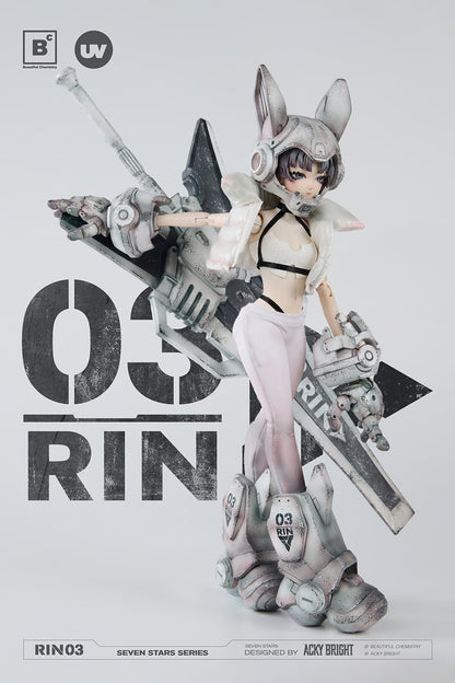 Preventa Figura No.03 RIN - Seven Stars Series - Beautiful Chemistry x Acky Bright (Diseñador) marca Underverse BC202516 escala 1/6