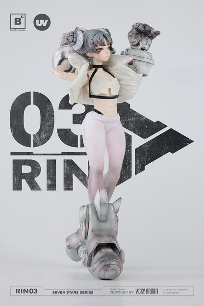Preventa Figura No.03 RIN - Seven Stars Series - Beautiful Chemistry x Acky Bright (Diseñador) marca Underverse BC202516 escala 1/6
