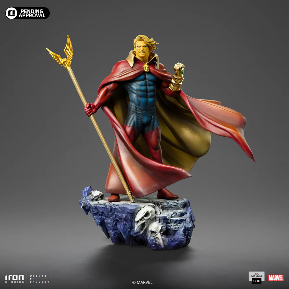Preventa Estatua Adam Warlock - The Infinity Gauntlet - Battle Diorama Series marca Iron Studios escala de arte 1/10