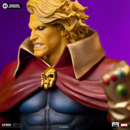 Preventa Estatua Adam Warlock - The Infinity Gauntlet - Battle Diorama Series marca Iron Studios escala de arte 1/10