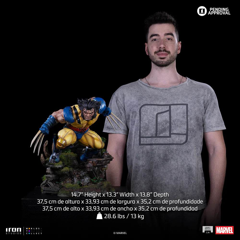 Preventa Estatua Wolverine - Marvel Comics Legacy Replica marca Iron Studios escala 1/4