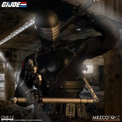 Pedido Figura Snake Eyes - G.I.Joe - Deluxe Edition One:12 Collective marca Mezco Toyz 76391 escala pequeña 1/12