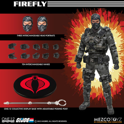 Preventa Figura Firefly - G.I.Joe - One:12 Collective marca Mezco Toyz 76494 escala pequeña 1/12