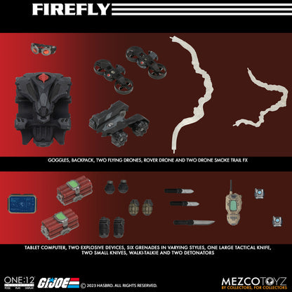 Preventa Figura Firefly - G.I.Joe - One:12 Collective marca Mezco Toyz 76494 escala pequeña 1/12