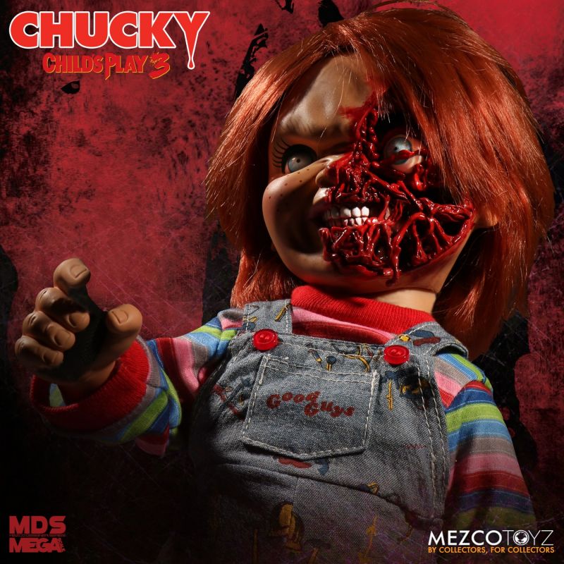 Pedido Figura Pizza Face Chucky (Talking / Parlante) - Child's Play 3 - Mezco Designer Serie marca Mezco Toyz 78020 Mega escala (38 cm)