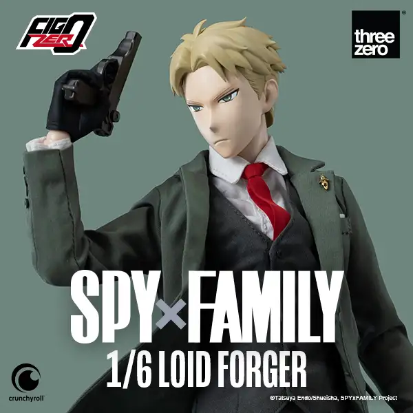 Preventa Figura Loid Forger - Spy x Family FigZero marca Threezero 3Z0504 escala 1/6