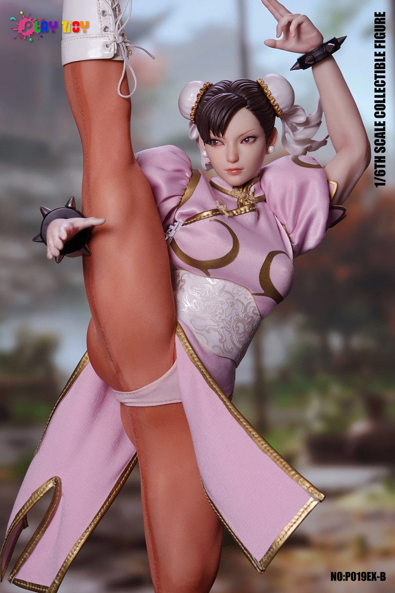 Preventa Figura Fighting Goddess (Pink Cheongsam) marca Play Toy P019EX-B escala 1/6