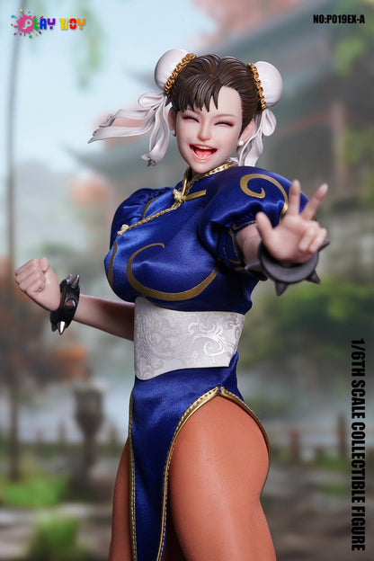 Preventa Figura Fighting Goddess (Blue Cheongsam) marca Play Toy P019EX-A escala 1/6