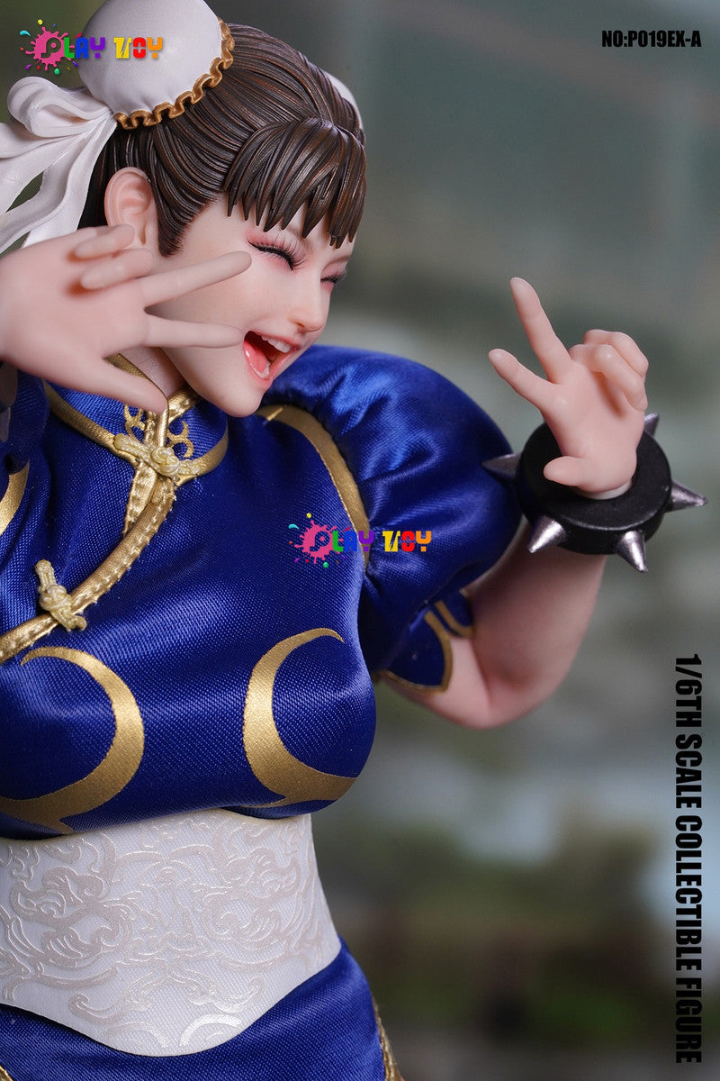 Preventa Figura Fighting Goddess (Blue Cheongsam) marca Play Toy P019EX-A escala 1/6