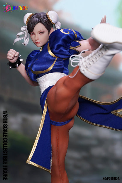 Preventa Figura Fighting Goddess (Blue Cheongsam) marca Play Toy P019EX-A escala 1/6