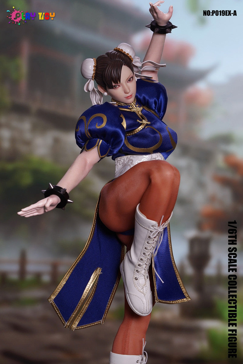 Preventa Figura Fighting Goddess (Blue Cheongsam) marca Play Toy P019EX-A escala 1/6
