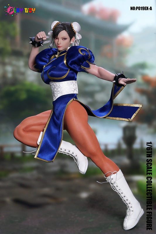 Preventa Figura Fighting Goddess (Blue Cheongsam) marca Play Toy P019EX-A escala 1/6
