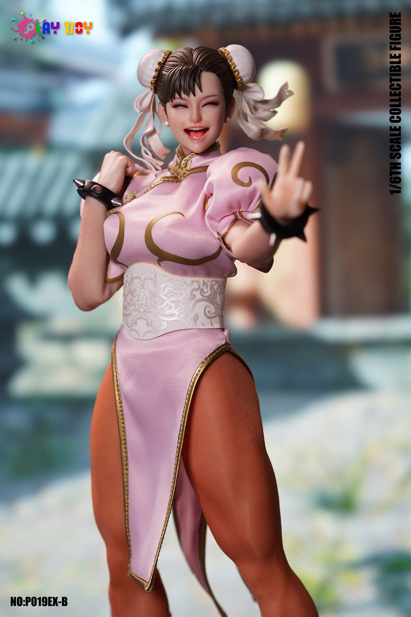 Preventa Figura Fighting Goddess (Pink Cheongsam) marca Play Toy P019EX-B escala 1/6