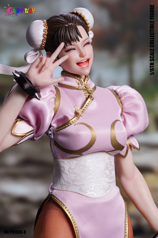 Preventa Figura Fighting Goddess (Pink Cheongsam) marca Play Toy P019EX-B escala 1/6