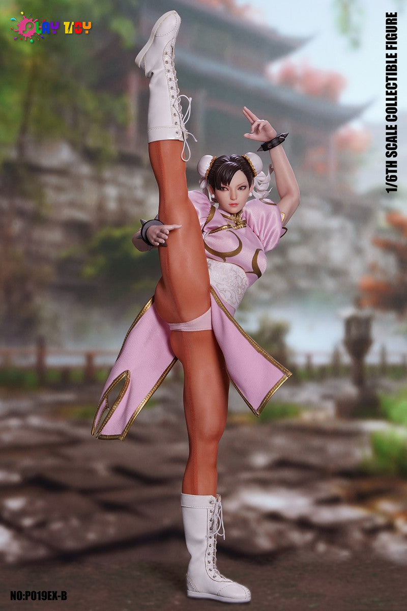 Preventa Figura Fighting Goddess (Pink Cheongsam) marca Play Toy P019EX-B escala 1/6