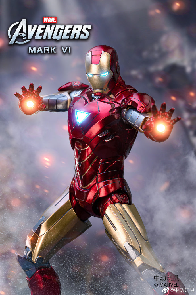 Pedido Figura Iron Man Mark VI - Avengers marca ZD Toys escala pequeña 1/10 (18 cm)