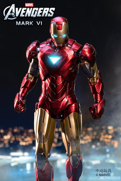 Pedido Figura Iron Man Mark VI (versión LED) - Avengers marca ZD Toys escala pequeña 1/10 (18 cm)