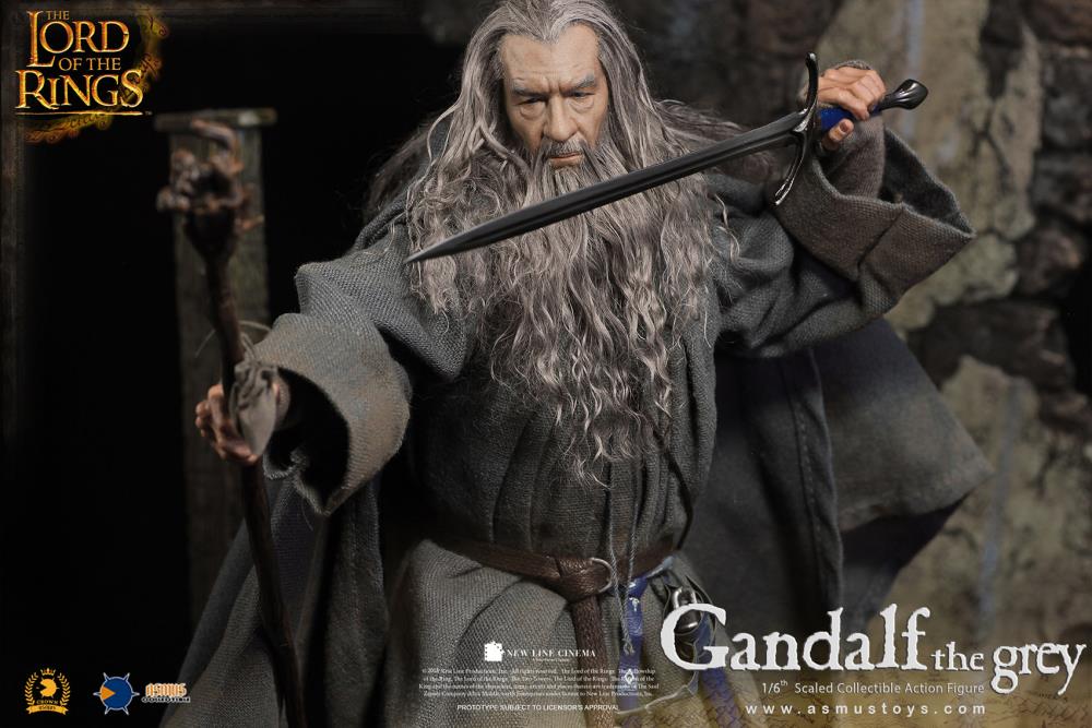 Preventa Figura Gandalf The Grey - The Lord of the Rings marca Asmus Toys Crown Series CRW001 escala 1/6