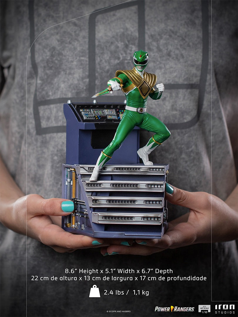Preventa Estatua Green Ranger - Mighty Morphin Power Rangers - Battle Diorama Series (BDS) - marca Iron Studios escala de arte 1/10