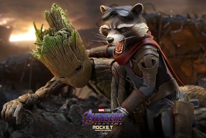 Pedido Figura Rocket - Avengers Endgame marca Hot Toys MMS548 escala 1/6