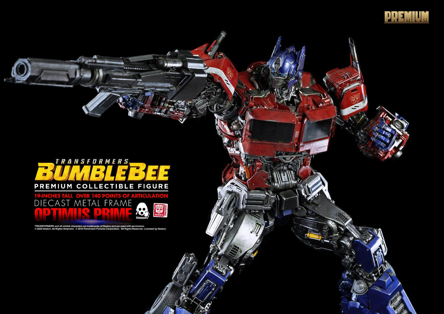 Pedido Figura Optimus Prime - Transformers: Bumblebee marca Threezero escala PREMIUM (48 cm)