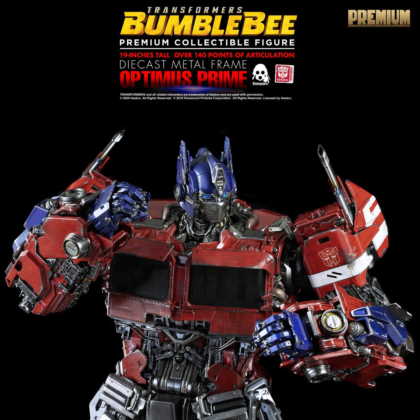 Pedido Figura Optimus Prime - Transformers: Bumblebee marca Threezero escala PREMIUM (48 cm)