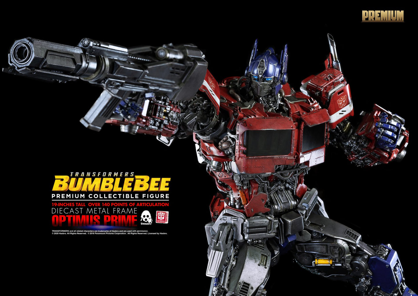 Pedido Figura Optimus Prime - Transformers: Bumblebee marca Threezero escala PREMIUM (48 cm)