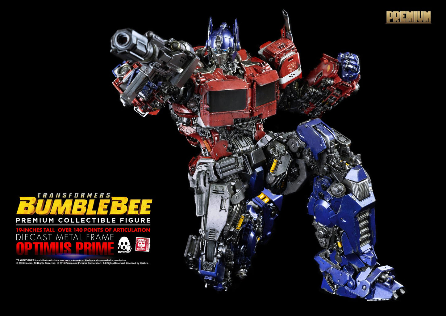 Pedido Figura Optimus Prime - Transformers: Bumblebee marca Threezero escala PREMIUM (48 cm)