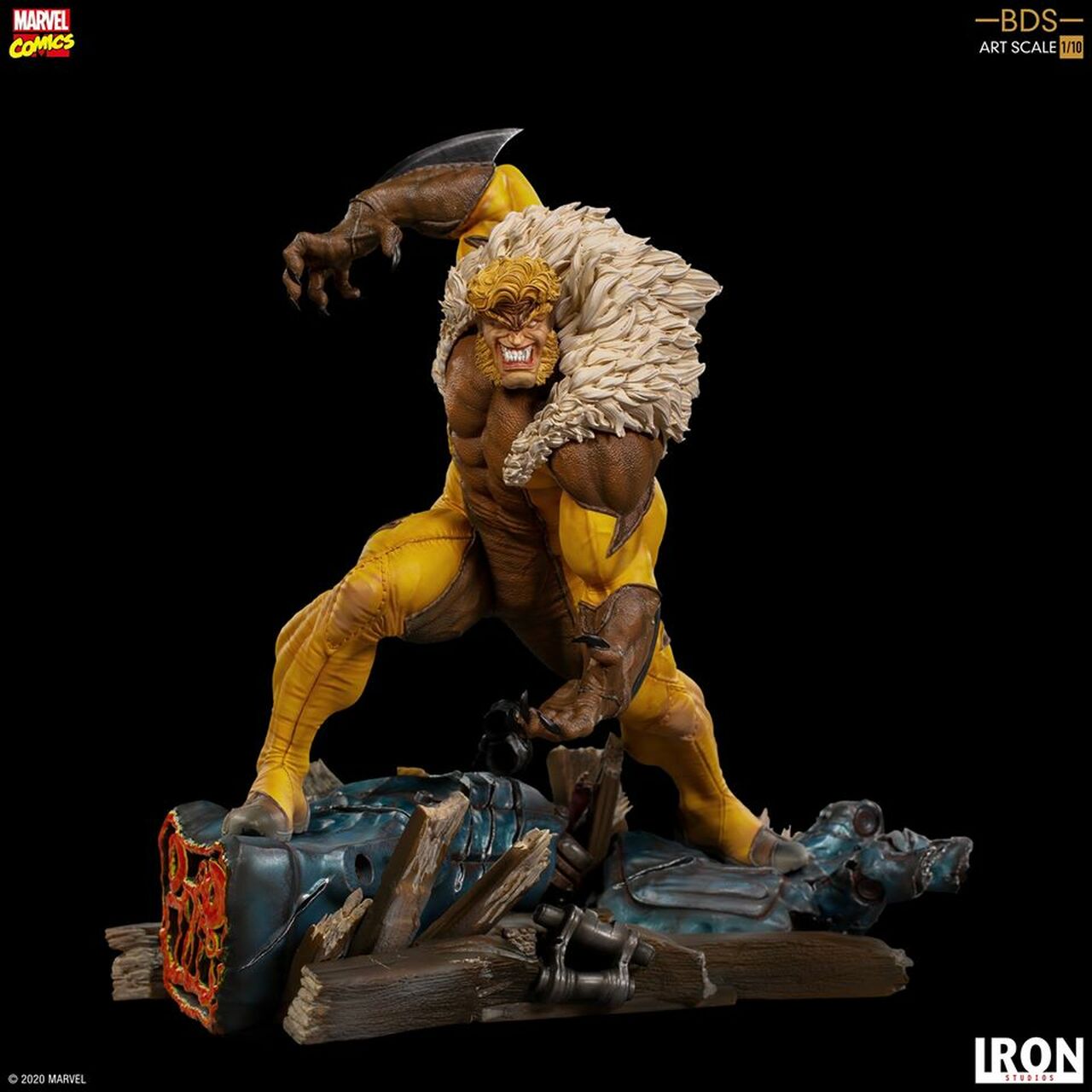 Pedido Estatua Sabretooth - X-Men marca Iron Studios BDS escala de arte 1/10